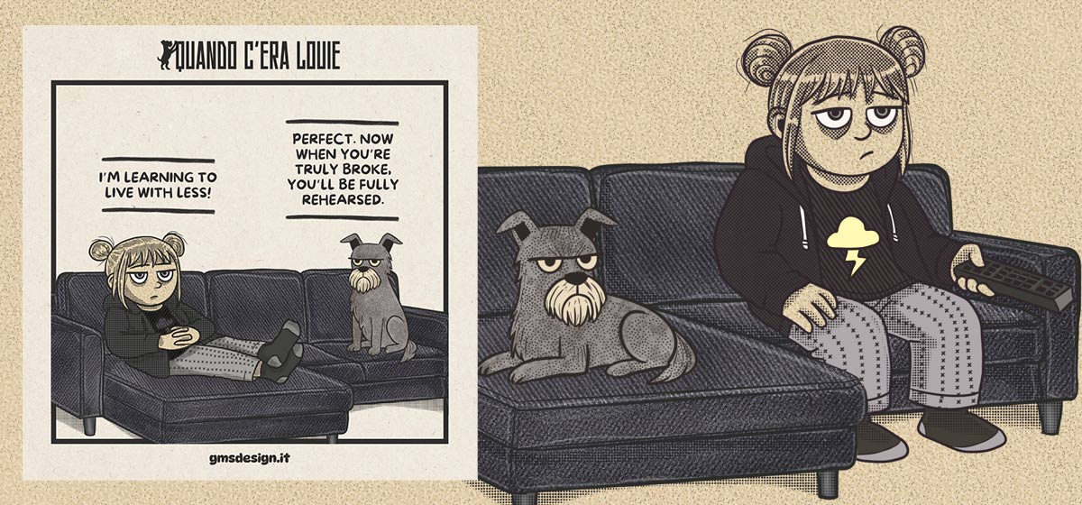 Quando c'era Louie comic strips