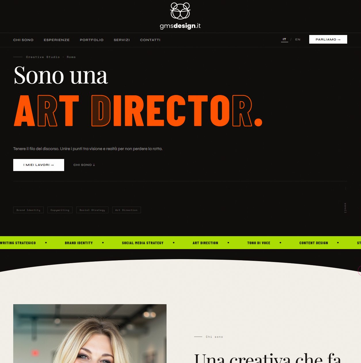 gmsdesign.it — AI-Co-worked Portfolio
