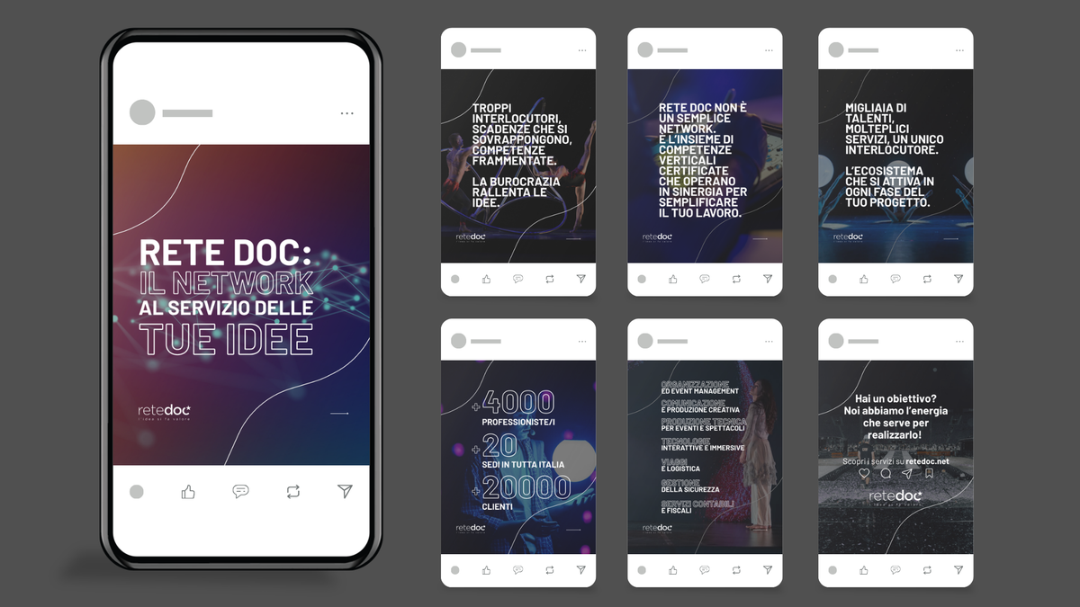 Rete Doc — Branding & Social Storytelling